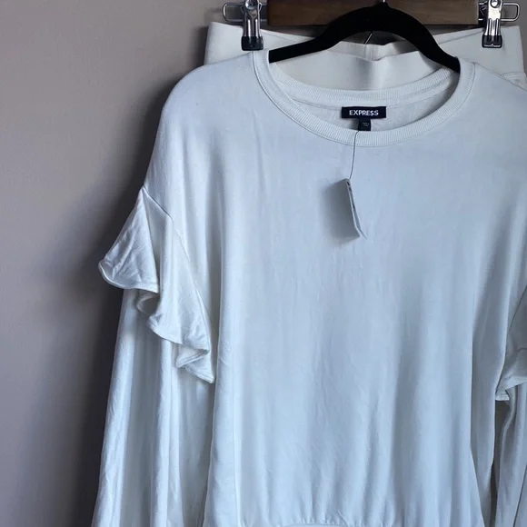 NWT Express Two Piece Lounge Sweatshirt and Pants Size S - Picture 4 of 10